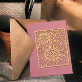 4Pcs Flower Border Frame Metal Cutting Dies for Card Scrapbooking Craft