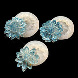 4Pcs Flower Epoxy Resin Mold Kits Jewelry Making