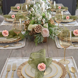 4Pcs Flower Napkin Rings Table Decorations for Wedding