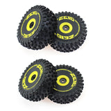 4Pcs Wheel Tire for 144001 144010 124016 124017 RC Car Upgrade Parts