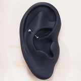 4Pcs G23 Titanium Lip Ring Ball Ear Cartilage Labret Piercing Jewelry