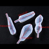 4Pcs Gem Crystal Silicone Resin Molds for Jewelry Making