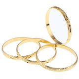 4Pcs Dubai Jewelry 8mm Hand Chain Ethiopian Bangles & Bracelets