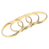 4Pcs Dubai Jewelry 8mm Hand Chain Ethiopian Bangles & Bracelets
