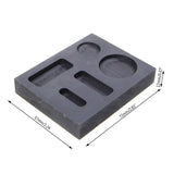 4Pcs Graphite Crucible Set Ingot Mold High Purity Torch Melting Casting Kit