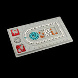 4Pcs Gray Beads Tray Boards Kit DIY Beading Bracelet Tools