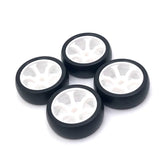 4Pcs Hard Plastic Tire Wheel for 284131 Mini RC Car
