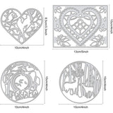 4Pcs Heart Frame Metal Cutting Dies for DIY Scrapbooking
