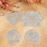 4Pcs Heart Frame Metal Cutting Dies for DIY Scrapbooking