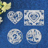 4Pcs Heart Frame Metal Cutting Dies for DIY Scrapbooking
