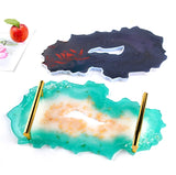 4Pcs Silicone Resin Mold DIY Fruit Tray Epoxy Coaster Mold