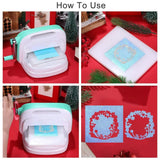4Pcs Lace Wreath Metal Cutting Dies Scrapbook Embossing Album Paper Card Craft