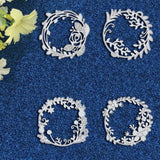4Pcs Lace Wreath Metal Cutting Dies Scrapbook Embossing Album Paper Card Craft