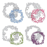 4Pcs Lace Wreath Metal Cutting Dies Scrapbook Embossing Album Paper Card Craft