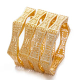 4Pcs/Lot Bangles 24K Ethiopian Arabia Wedding Bangls Bracelet