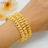 4Pcs/Lot Dubai Wedding Bangles For Women Ethiopian Arabic Jewelry