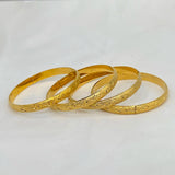 4Pcs/Lot Dubai Bangles for Women Men Ethiopian Bracelets African Jewelry