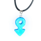 Natural Green Aventurine Couples Pendant for Healing Reiki Necklace