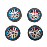4Pcs Metal Brake Caliper Disc for 1/28 RC Touring Car K969 K989 Upgrade Parts