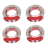4Pcs Metal Brake Caliper Disc for 1/28 RC Touring Car K969 K989 Upgrade Parts