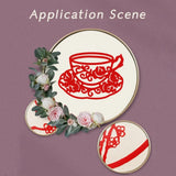 4Pcs Metal Teacup Cake Cutting Stencil Scrapbook Embossing Card Craft Decor
