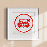 4Pcs Metal Teacup Cake Cutting Stencil Scrapbook Embossing Card Craft Decor