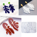 4Pcs Various Earrings Silicone Molds for Epoxy Resin DIY Crafts