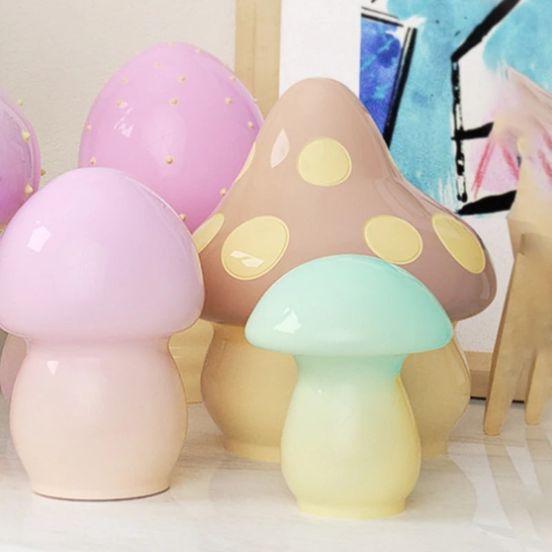 4Pcs Mushroom Silicone Mold for Resin Casting Halloween Christmas Ornament