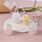 4Pcs Mushroom Silicone Mold for Resin Casting Halloween Christmas Ornament