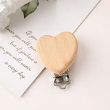 4Pcs Natural Animal Pattern Baby Pacifier Clip