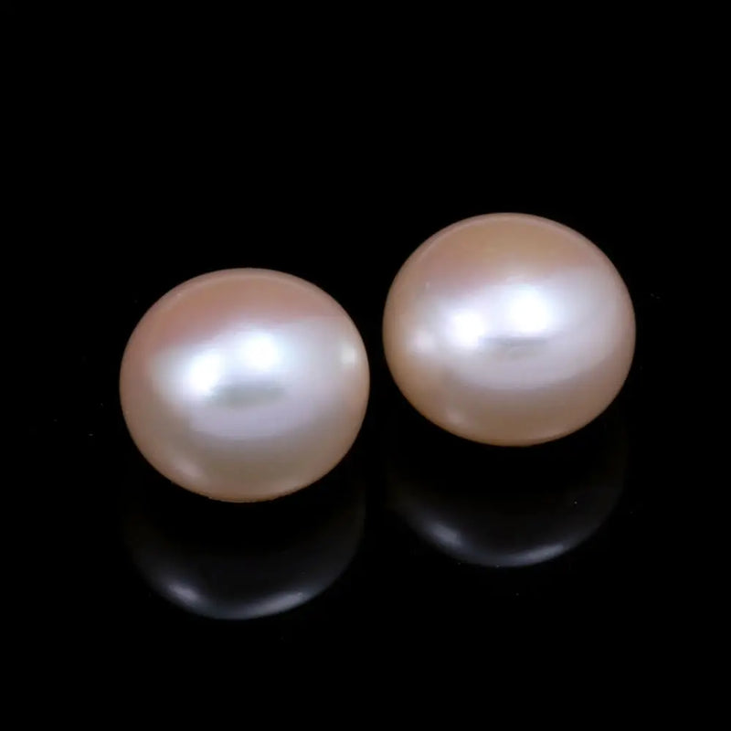 4Pcs Freshwater Pearls High Hole Loose Beads Jewelry Making DIY Stud Earrings