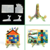 4Pcs DIY Calendar Moulds Small Large Art Crafts Ornaments
