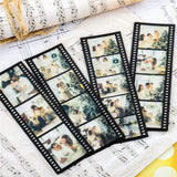 4Pcs Personalized Film Roll Bookmarks DIY Decoration