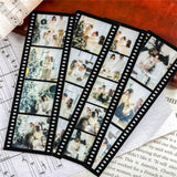 4Pcs Personalized Film Roll Bookmarks DIY Wedding Album Decoration