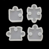 4Pcs Silicone Mould DIY Jewelry Pendant Making Tool