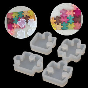 4Pcs Silicone Mould DIY Jewelry Pendant Making Tool