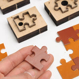 4Pcs Wooden Die Cutting Leather Mold Jigsaw Puzzle Scrapbook Embossing Jewelry