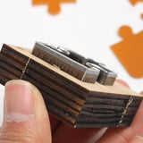 4Pcs Puzzle Wooden Die Cutting Leather Mold Leather Crafts