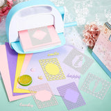 4Pcs Rectangle Frame Metal Cutting Dies for DIY Scrapbook Cards Making