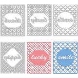 4Pcs Rectangle Frame Metal Cutting Dies for DIY Scrapbook Cards Making
