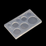 4Pcs Resin 3D Hollow Round Ball Pendant Resin Molds