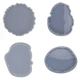 4Pcs Resin Casting Coaster Mold Silicone Molds DIY Craft Making Cup Bowl Mats