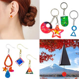 Resin Casting Silicone Mold Light and Shadow Keychain Pendant Jewelry Mould