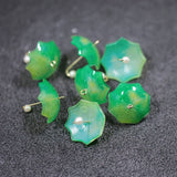 4Pcs Resin Umbrella Heart Charms for Jewelry Making