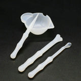 4Pcs Reusable Measuring Cups Resin Mold DIY Jewelry Tool Kit