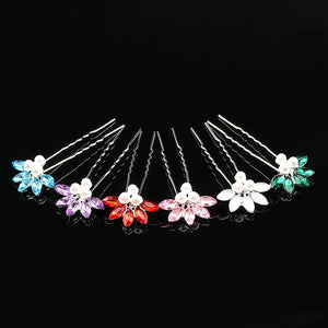 4Pcs/Set Bridal Hair U-shaped Clip Accessories Wedding Hair Decoration