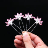 4Pcs/Set Bridal Hair U-shaped Clip Accessories Wedding Hair Decoration