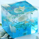 4Pcs/Set Crystal Epoxy Resin Mold Square Jewelry Casting Silicone Mould