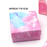 4Pcs/Set Earrings Box Craft Paper Tote Bags Carrying Cases For Jewelry Making