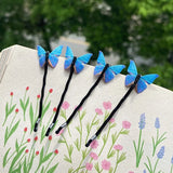 4Pcs/Set Women Girls Butterfly Hair Clips Romantic Metal Barrettes